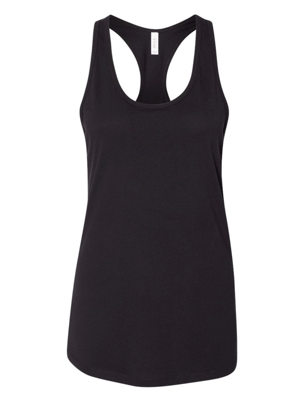 BELLA + CANVAS Women's Jersey Racerback Tank - 6008, Black